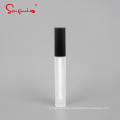 3ml In Stock Ready to Ship Durable Black Top Matte Transparent Body Basic Empty Plastic Lip Gloss Tube